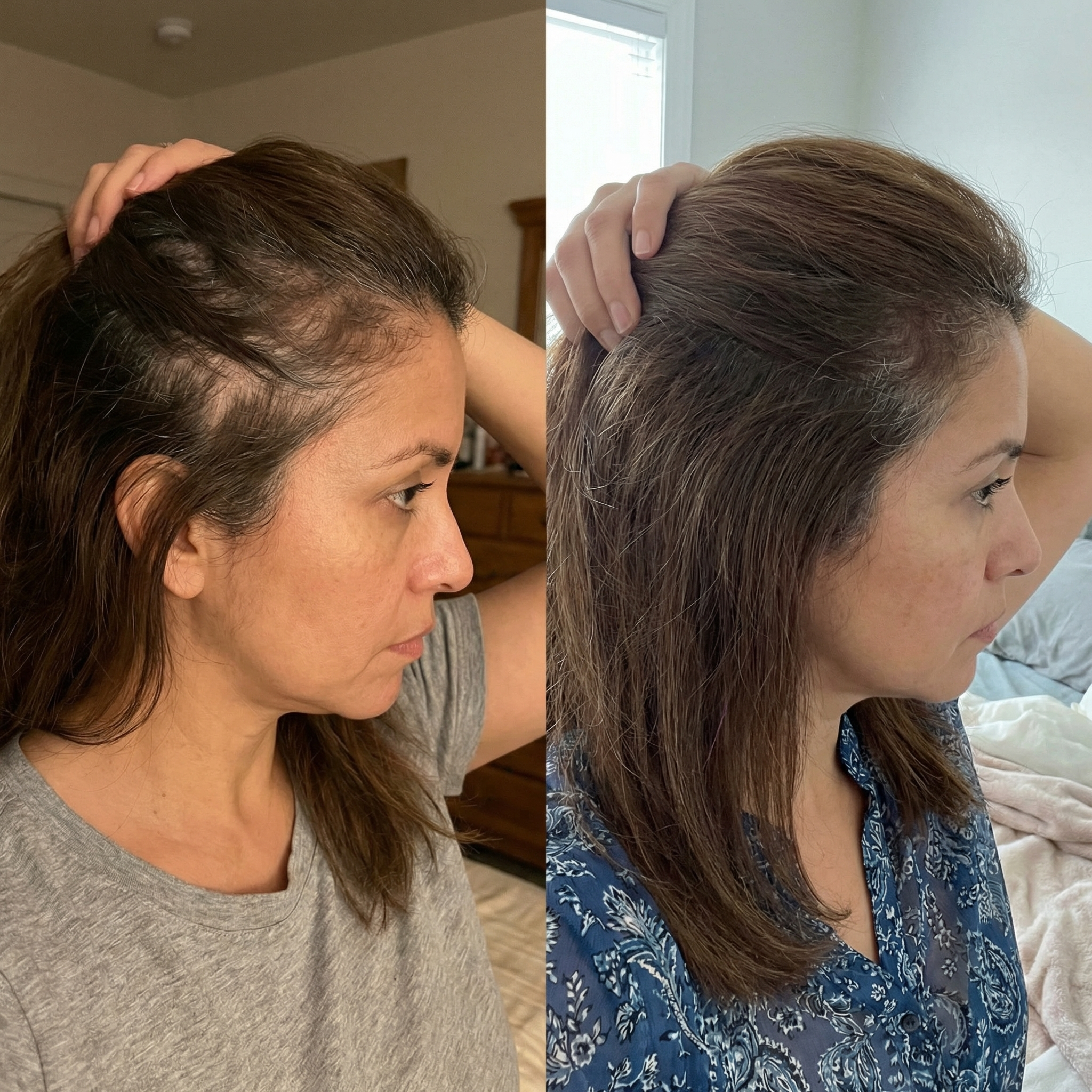 Baby hair regrowth at hairline